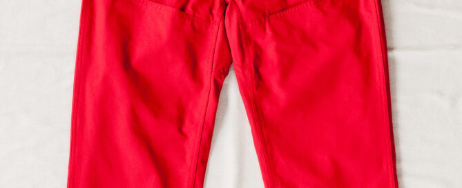 SASSAFRAS Leaf Warden Pants 4/5 Weather Cloth Red