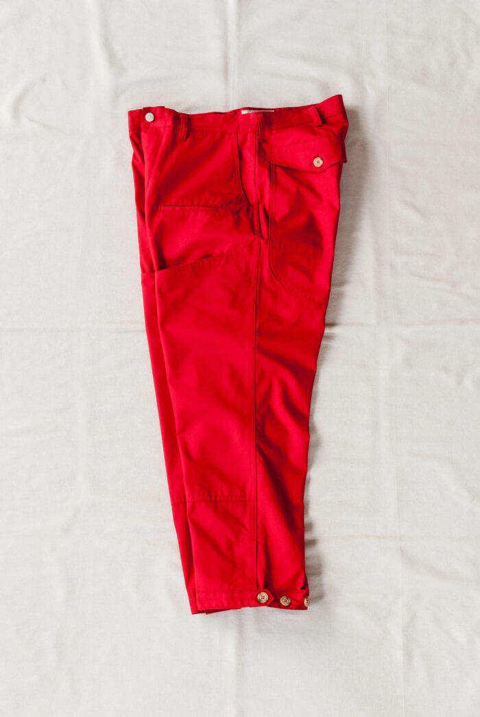 SASSAFRAS Leaf Warden Pants 4/5 Weather Cloth Red