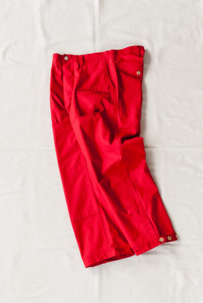 SASSAFRAS Leaf Warden Pants 4/5 Weather Cloth Red