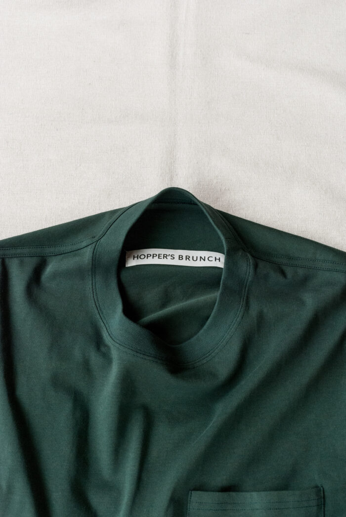 HOPPER’S BRUNCH Pocket Tee Green