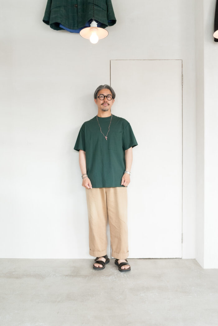 HOPPER’S BRUNCH Pocket Tee Green