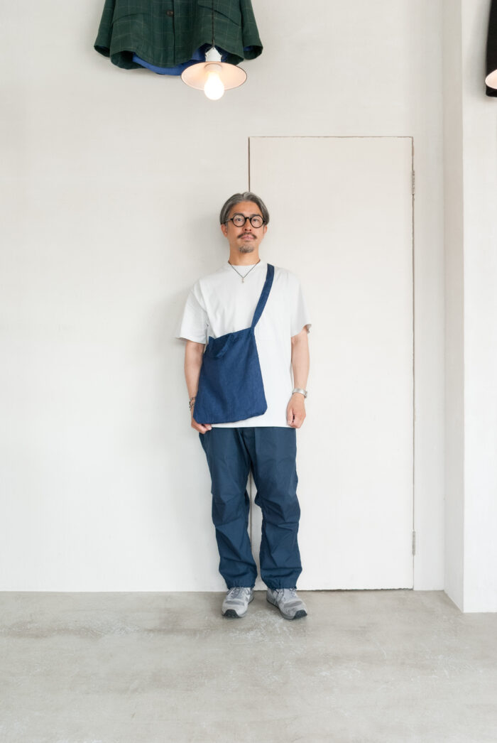 MASTER & Co. Indigo Linen 2Way Shoulder Bag