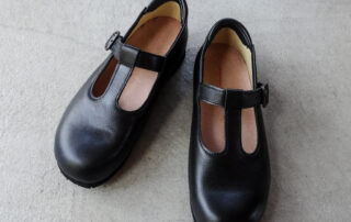 nakamura shoes T-02 T-Strap Shoes Black