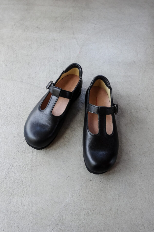 nakamura shoes T-02 T-Strap Shoes Black