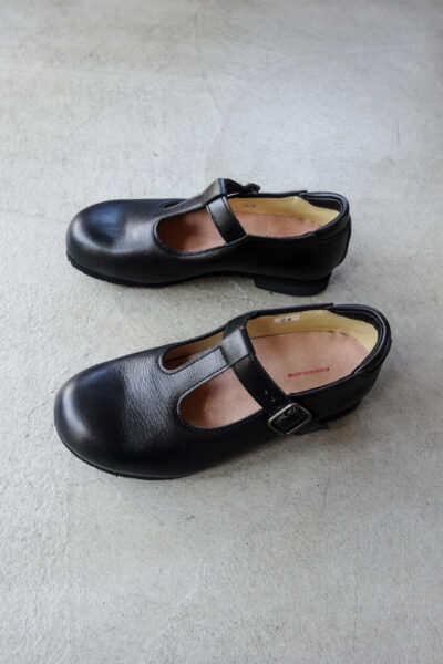 nakamura shoes T-02 T-Strap Shoes Black
