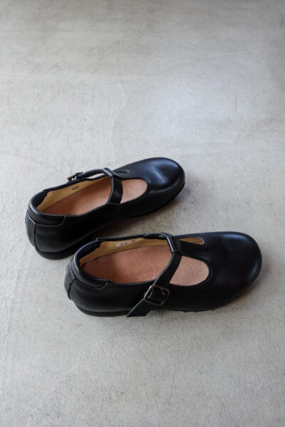 nakamura shoes T-02 T-Strap Shoes Black