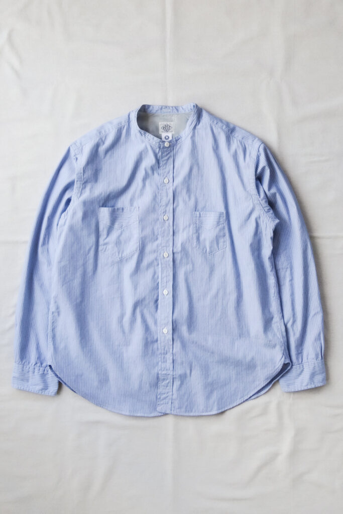 Post O’Alls Neutron-D feather chambray - W Blue Stripe