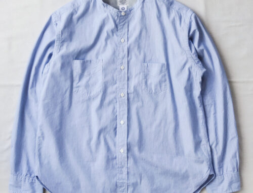 Post O’Alls Neutron-D feather chambray – W Blue Stripe
