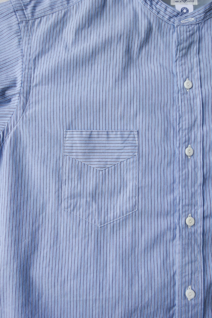 Post O’Alls Neutron-D feather chambray - W Blue Stripe