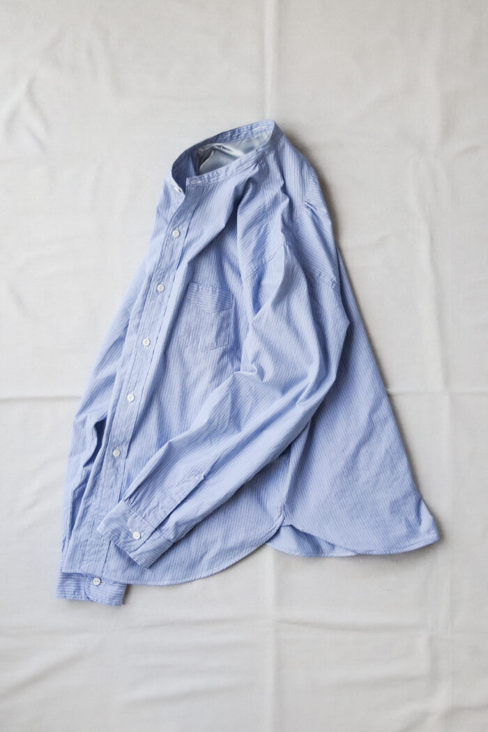 Post O’Alls Neutron-D feather chambray - W Blue Stripe