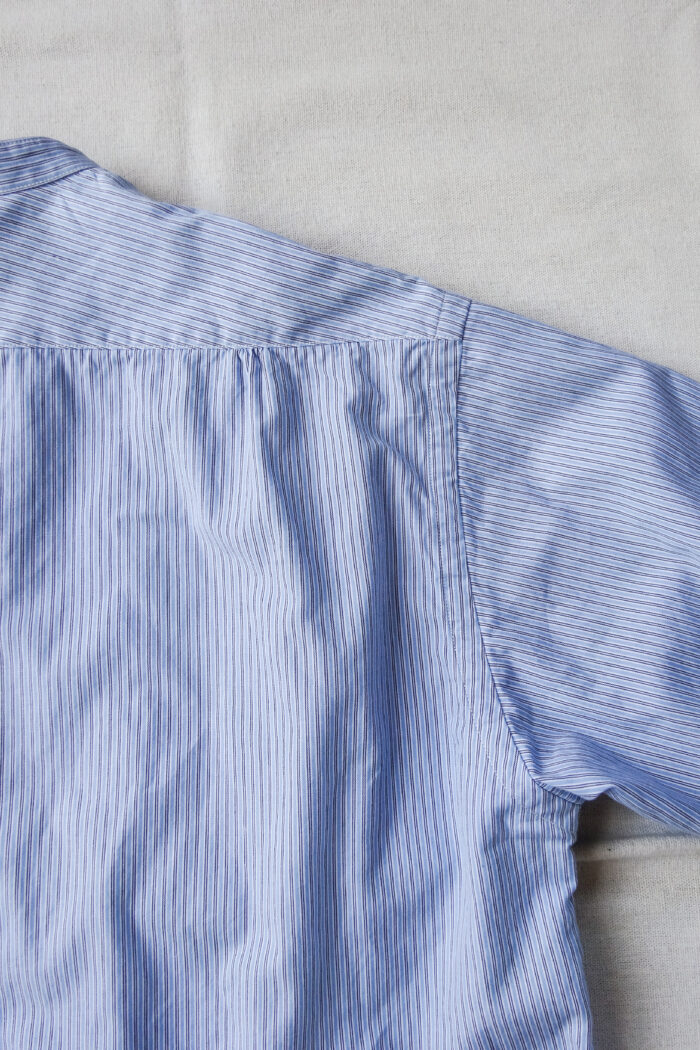 Post O’Alls Neutron-D feather chambray - W Blue Stripe