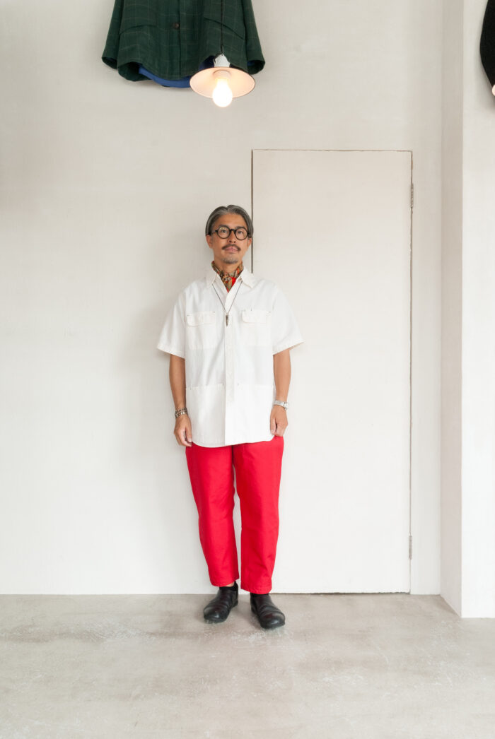 SASSAFRAS C&P.O. Apron Shirt 1/2 5oz Chambray Natural 2019 Archive