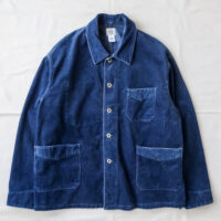 1920s～1930s vintageoverall 濃紺 片ポケ ダブルフック Post O'Alls POS-Travail 2 Widewale Cords Navy | kado〔カド オノミチ〕
