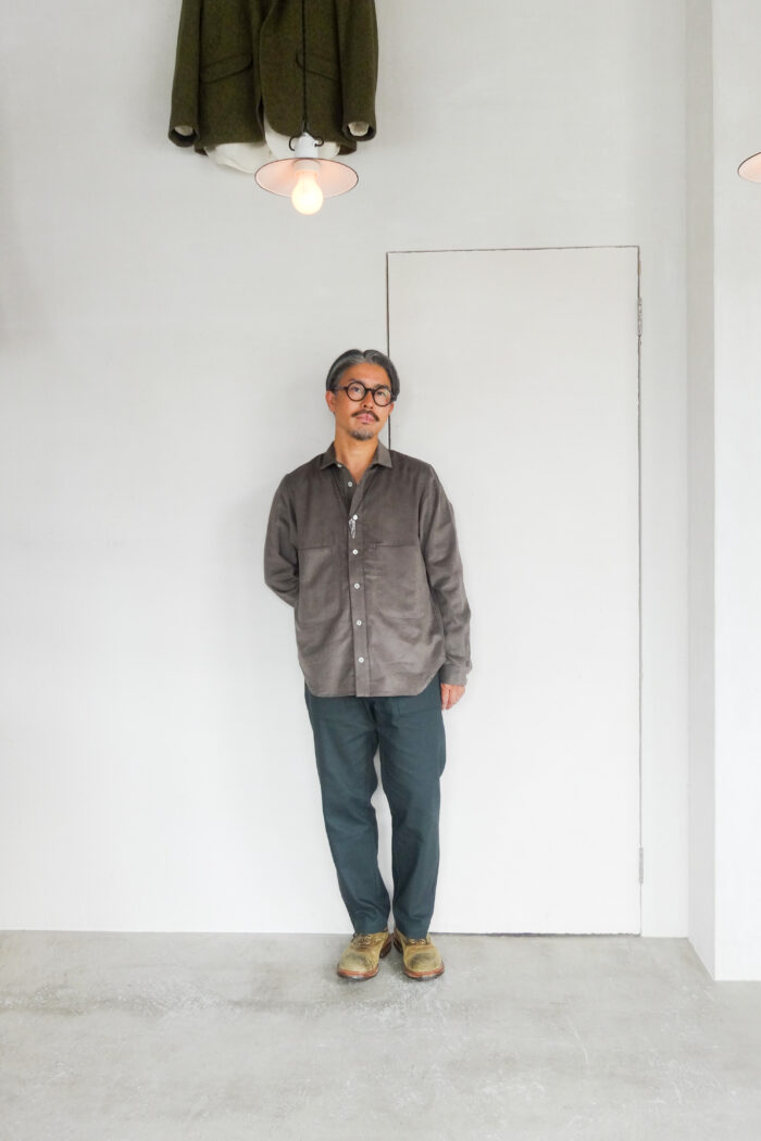 QUILP MITCH Work Shirt Mini Corduroy Brown