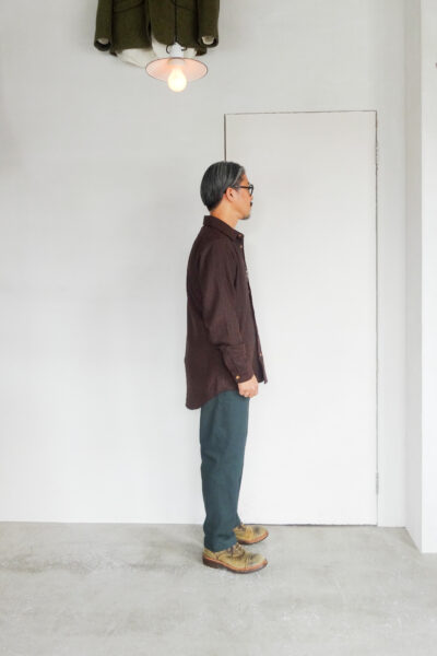 Frank Leder Dead Stock Limited Rare Vintage Fabric Wool Shirt