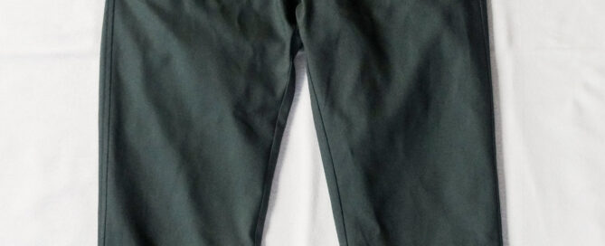 QUILP CARLOCK Easy Trouser British Dead Stock Fabric Teal
