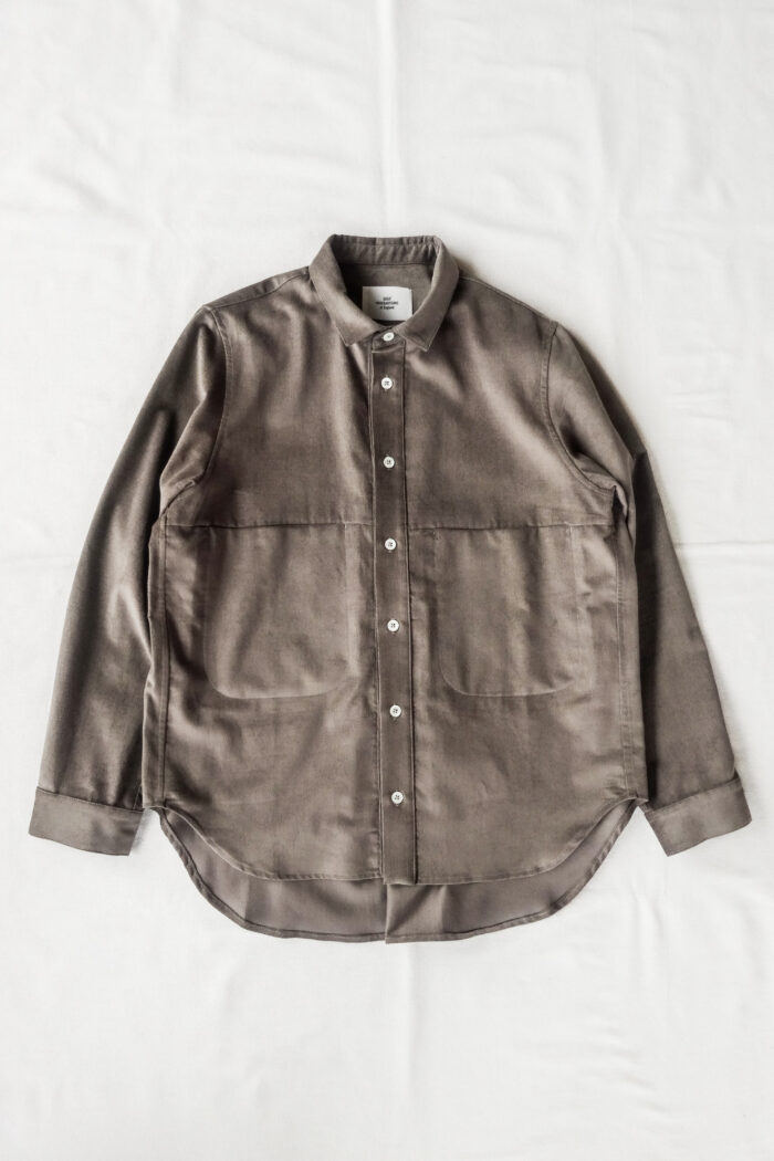 QUILP MITCH Work Shirt Mini Corduroy Brown