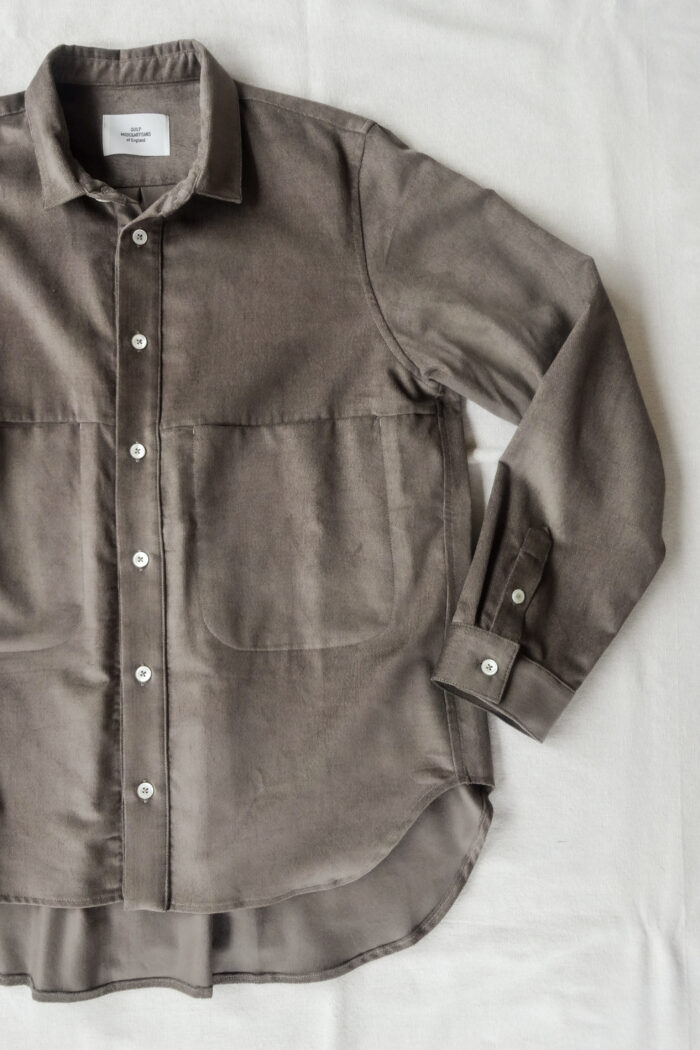 QUILP MITCH Work Shirt Mini Corduroy Brown