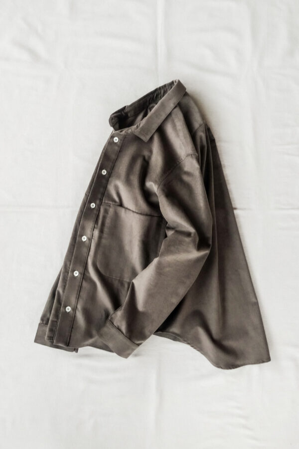 QUILP MITCH Work Shirt Mini Corduroy Brown