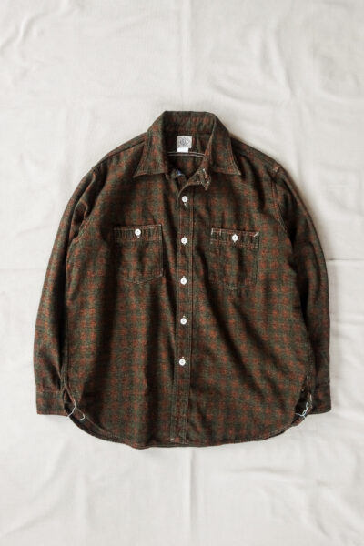 Post O’Alls St.Louis Cotton Flannel Plaid Orange Block
