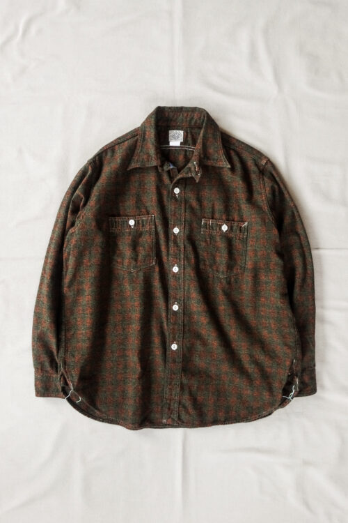 Post O’Alls St.Louis Cotton Flannel Plaid Orange Block