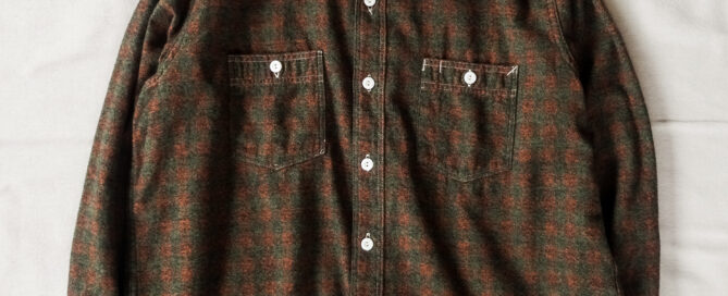 Post O’Alls St.Louis Cotton Flannel Plaid Orange Block