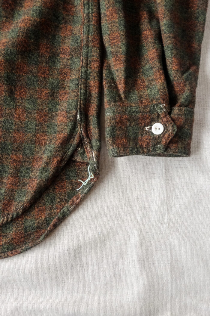 Post O’Alls St.Louis Cotton Flannel Plaid Orange Block