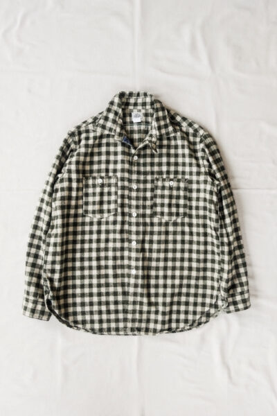 Post O’Alls St.Louis Cotton Flannel Plaid Olive Block