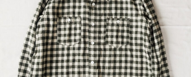 Post O’Alls St.Louis Cotton Flannel Plaid Olive Block