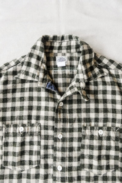 Post O’Alls St.Louis Cotton Flannel Plaid Olive Block
