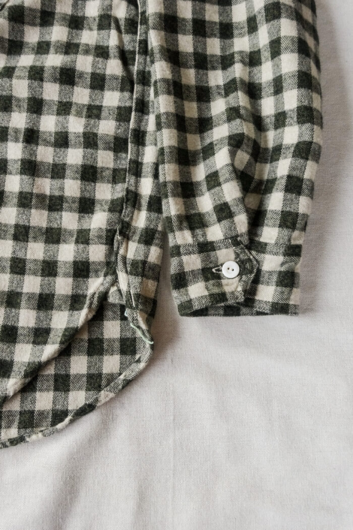 Post O’Alls St.Louis Cotton Flannel Plaid Olive Block