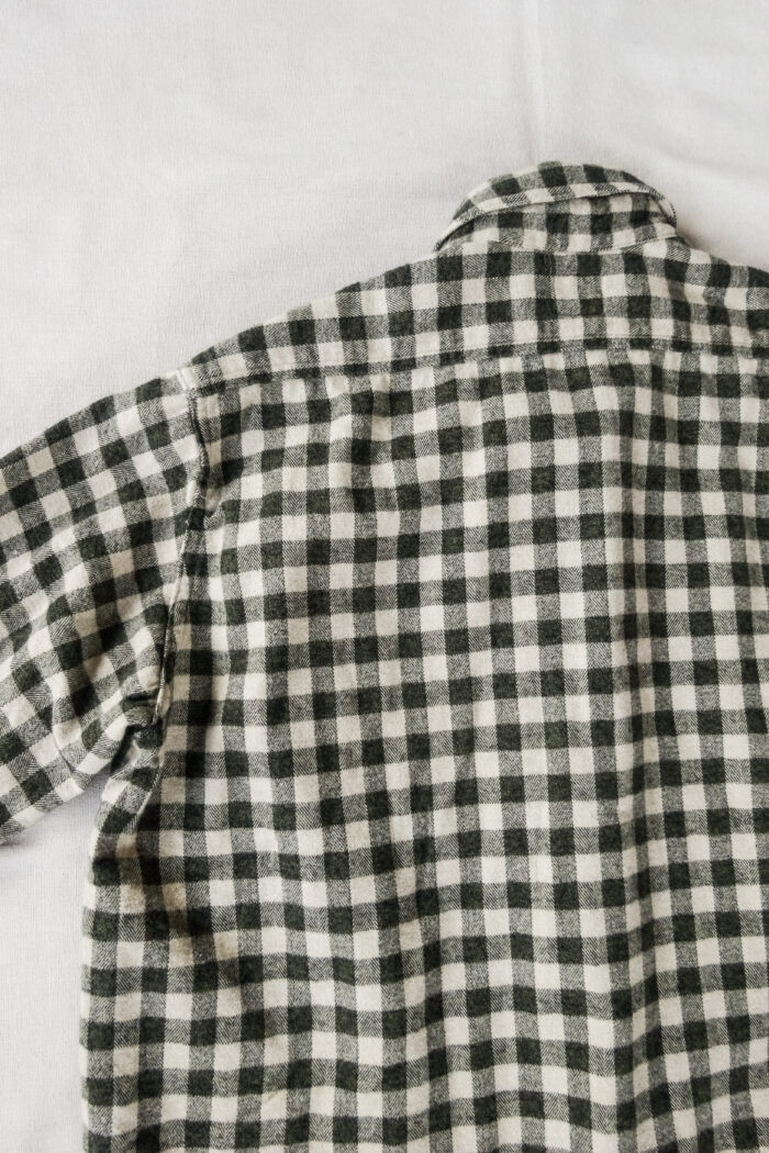 Post O’Alls St.Louis Cotton Flannel Plaid Olive Block