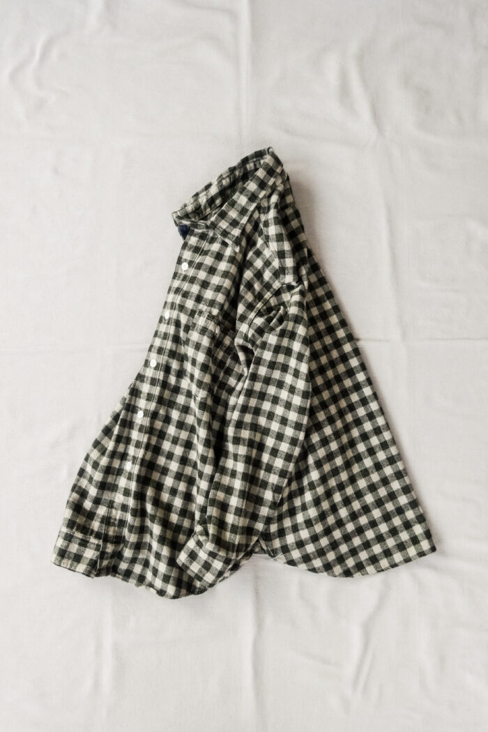 Post O’Alls St.Louis Cotton Flannel Plaid Olive Block