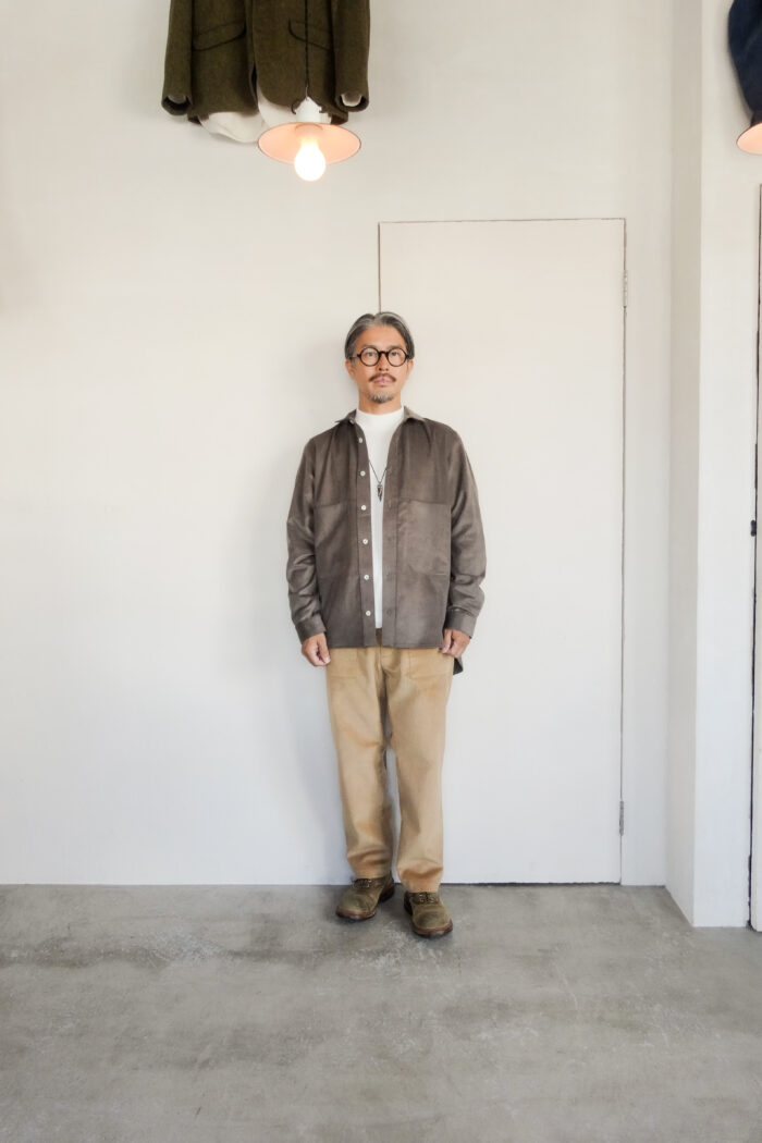 QUILP MITCH Work Shirt Mini Corduroy Brown