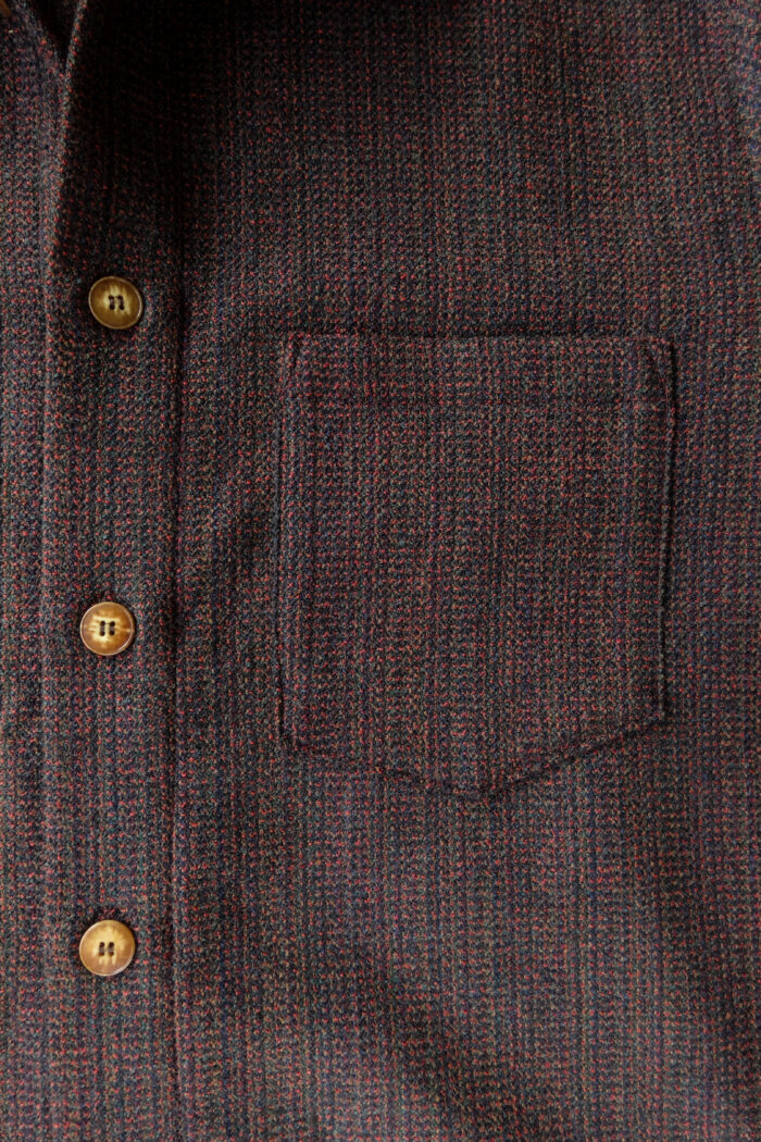 Frank Leder Dead Stock Limited Rare Vintage Fabric Wool Shirt