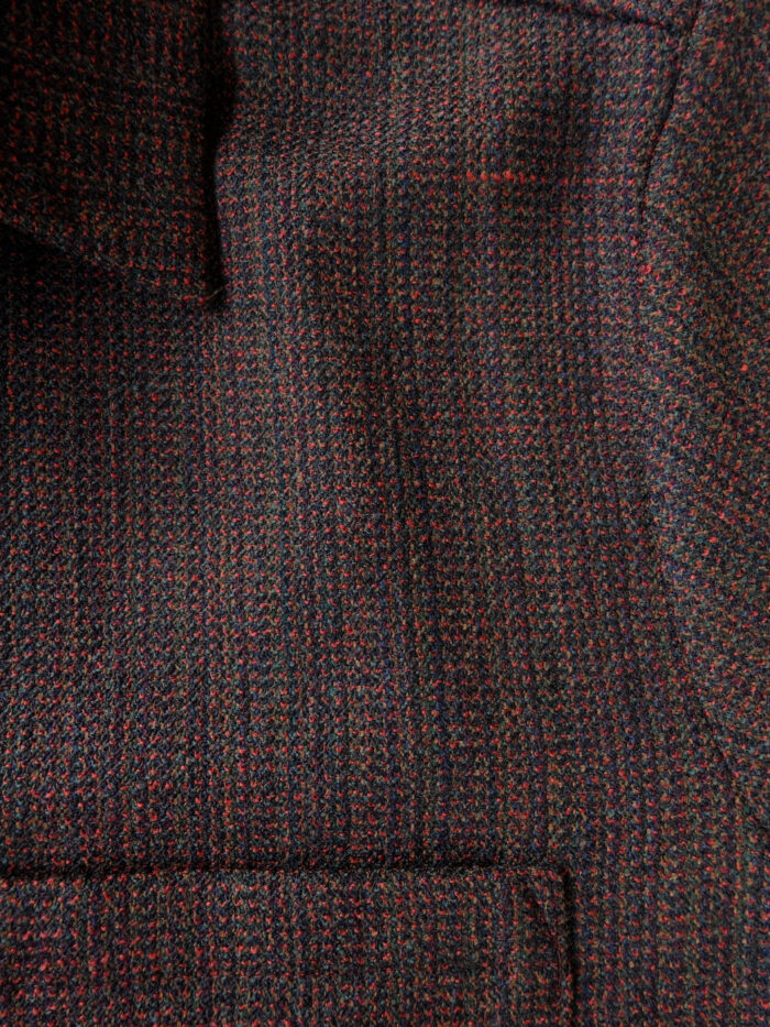 Frank Leder Dead Stock Limited Rare Vintage Fabric Wool Shirt