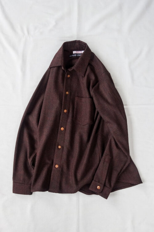 Frank Leder Dead Stock Limited Rare Vintage Fabric Wool Shirt