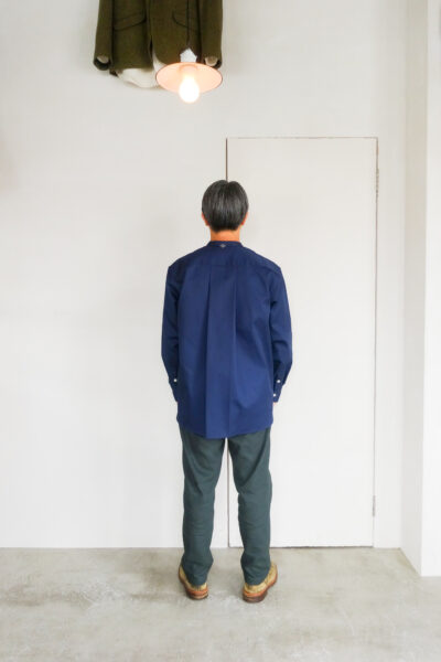 QUILP DUNN-26 Work Shirt Dead Stock C/P Twill Navy