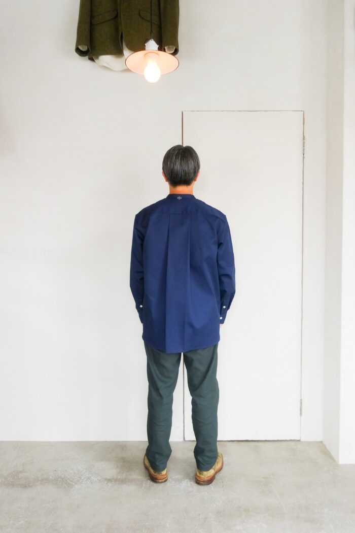 QUILP DUNN-26 Work Shirt Dead Stock C/P Twill Navy