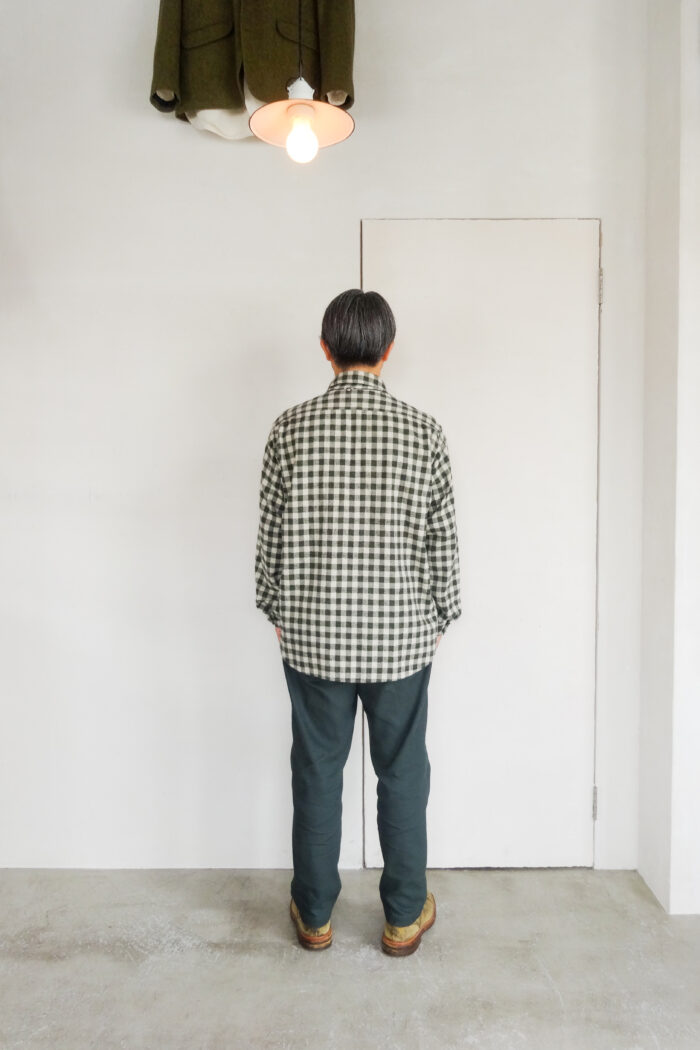 Post O’Alls St.Louis Cotton Flannel Plaid Olive Block