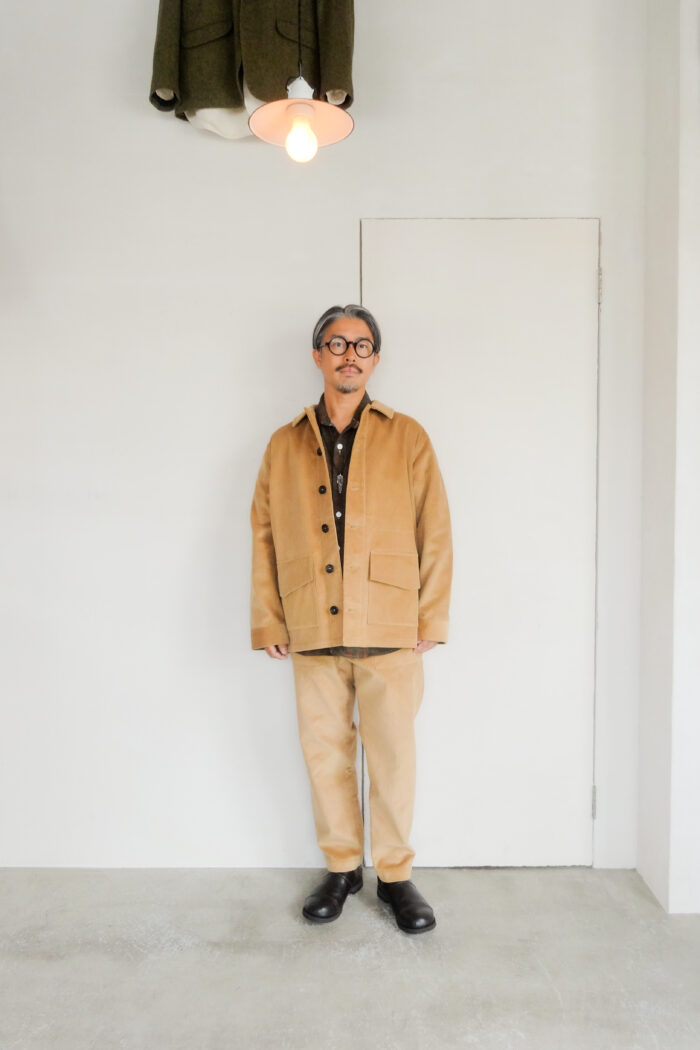 QUILP FOREST Coverall British 8W Corduroy Beige