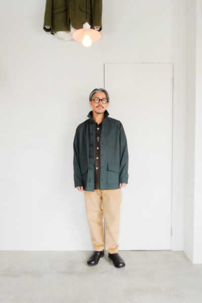 QUILP CARLOCK Easy Trouser 8wale Corduroy Beige
