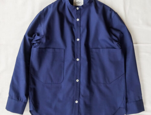 QUILP DUNN-26 Work Shirt Dead Stock C/P Twill Navy