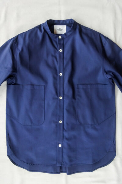 QUILP DUNN-26 Work Shirt Dead Stock C/P Twill Navy
