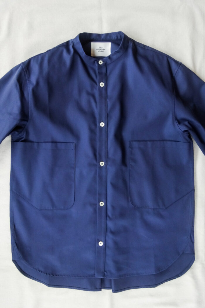 QUILP DUNN-26 Work Shirt Dead Stock C/P Twill Navy
