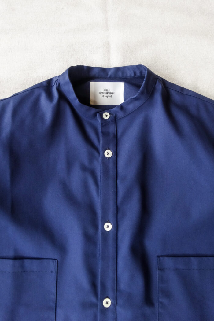 QUILP DUNN-26 Work Shirt Dead Stock C/P Twill Navy