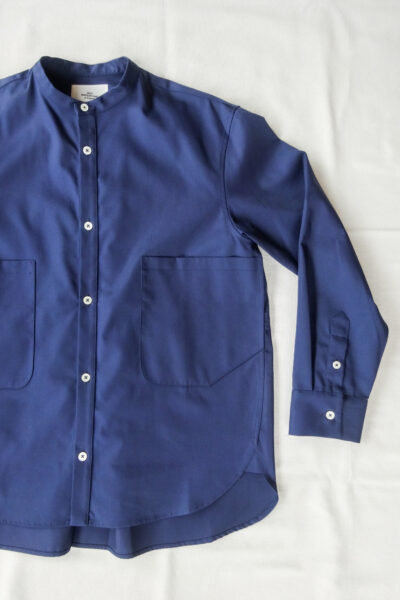 QUILP DUNN-26 Work Shirt Dead Stock C/P Twill Navy
