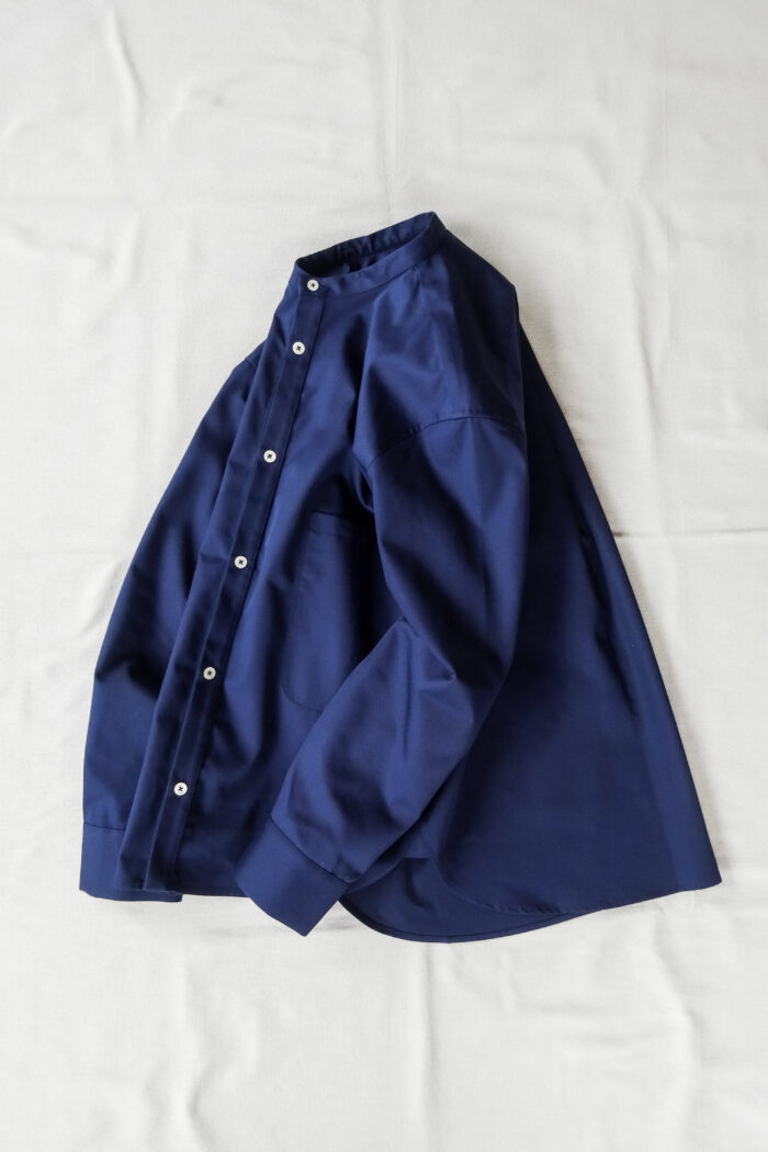 QUILP DUNN-26 Work Shirt Dead Stock C/P Twill Navy