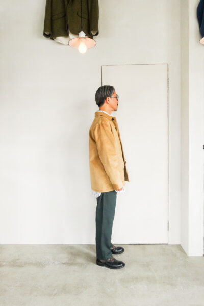 QUILP FOREST Coverall British 8W Corduroy Beige