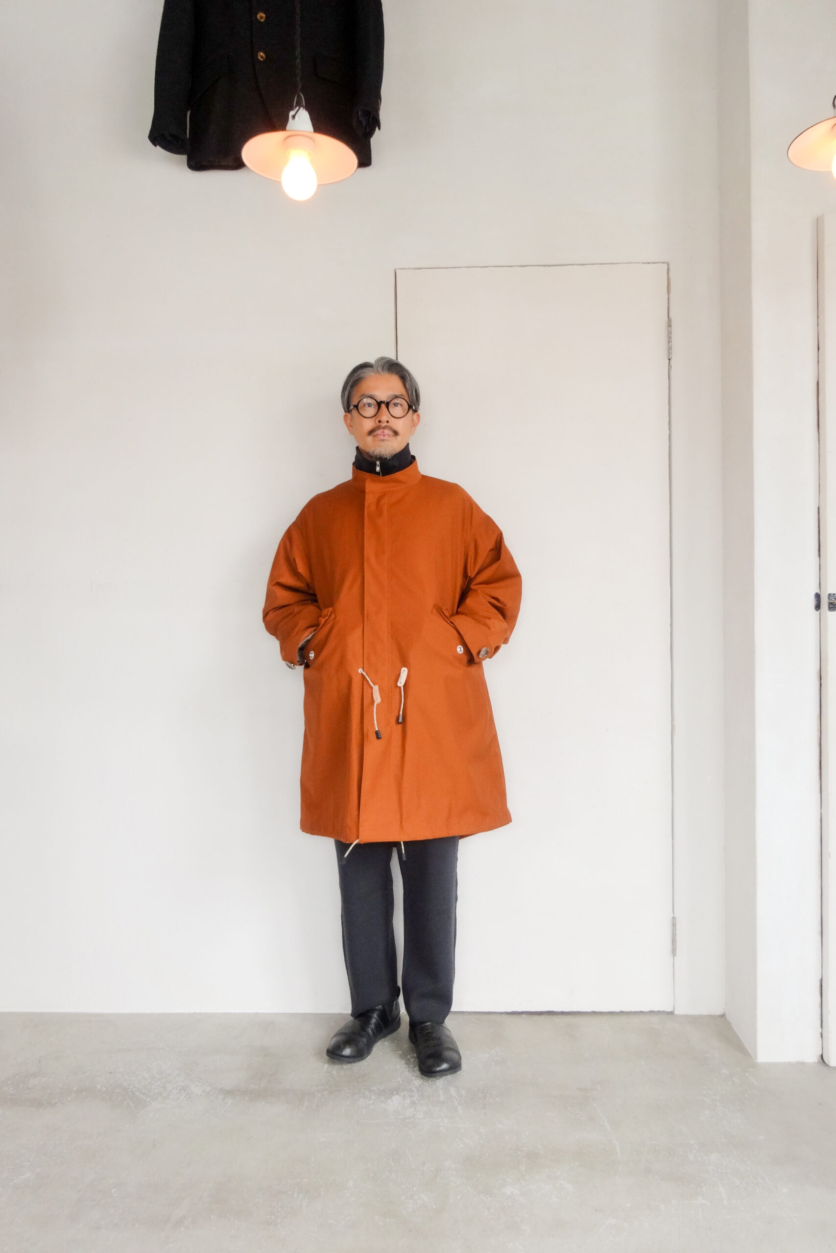 HOPPER'S BRUNCH Fishtail Coat Brick